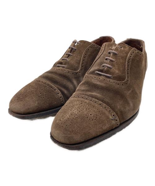 Crockett & Jones（クロケット＆ジョーンズ）Crockett & Jones (クロケット＆ジョーンズ) スウェードストレートチップシューズ ブラウン サイズ:-の古着・服飾アイテム