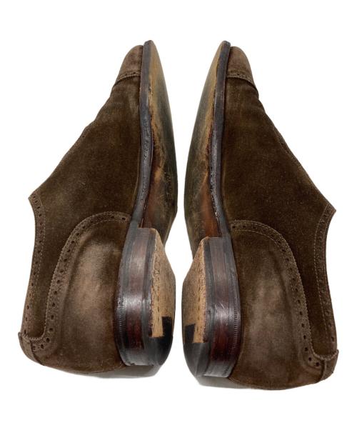 Crockett & Jones（クロケット＆ジョーンズ）Crockett & Jones (クロケット＆ジョーンズ) スウェードストレートチップシューズ ブラウン サイズ:-の古着・服飾アイテム