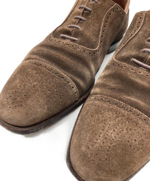 Crockett & Jones（クロケット＆ジョーンズ）Crockett & Jones (クロケット＆ジョーンズ) スウェードストレートチップシューズ ブラウン サイズ:-の古着・服飾アイテム