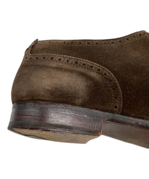 Crockett & Jones（クロケット＆ジョーンズ）Crockett & Jones (クロケット＆ジョーンズ) スウェードストレートチップシューズ ブラウン サイズ:-の古着・服飾アイテム