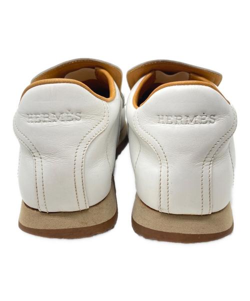 HERMES（エルメス）HERMES (エルメス) スリッポン ホワイト サイズ:361/2の古着・服飾アイテム