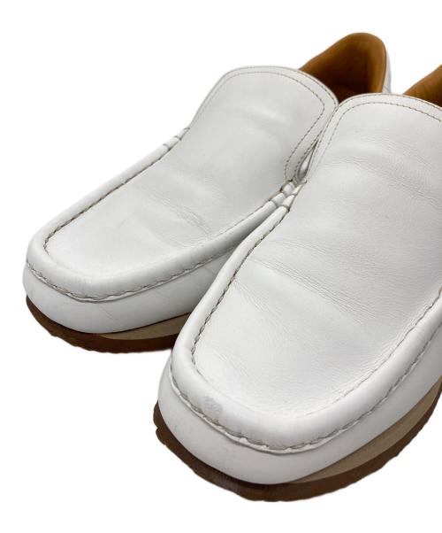 HERMES（エルメス）HERMES (エルメス) スリッポン ホワイト サイズ:361/2の古着・服飾アイテム