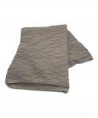 HERMESエルメス）の古着「シェーヌダンクル柄ジャガードストール」｜ベージュ