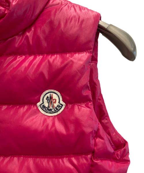 MONCLER（モンクレール）MONCLER (モンクレール) GHANY GILET ショッキングピンク サイズ:8の古着・服飾アイテム
