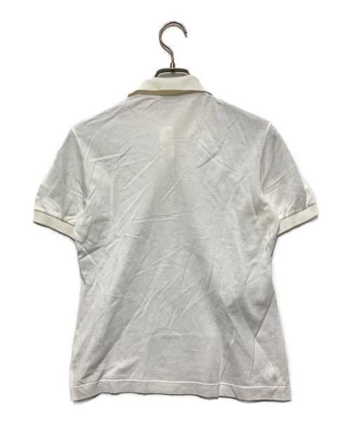 PRADA（プラダ）PRADA (プラダ) ポロシャツ/三角プレート/Tシャツ ホワイト サイズ:Ｓ  170/80cmの古着・服飾アイテム