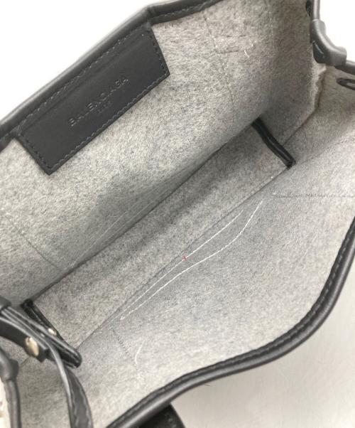 BALENCIAGA（バレンシアガ）BALENCIAGA (バレンシアガ) NAVY CABAS XS グレーの古着・服飾アイテム