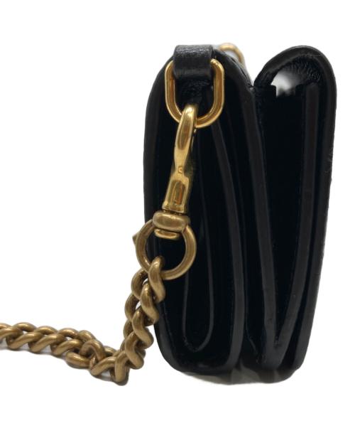 BALENCIAGA（バレンシアガ）BALENCIAGA (バレンシアガ) Cash チェーンミニウォレット ブラックの古着・服飾アイテム