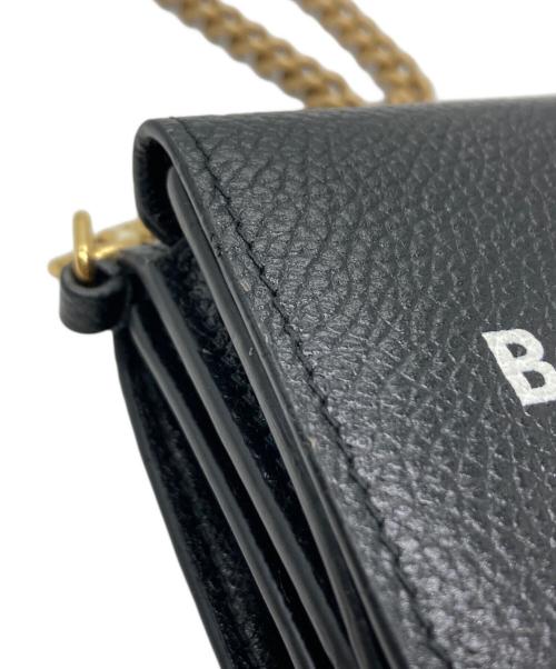 BALENCIAGA（バレンシアガ）BALENCIAGA (バレンシアガ) Cash チェーンミニウォレット ブラックの古着・服飾アイテム