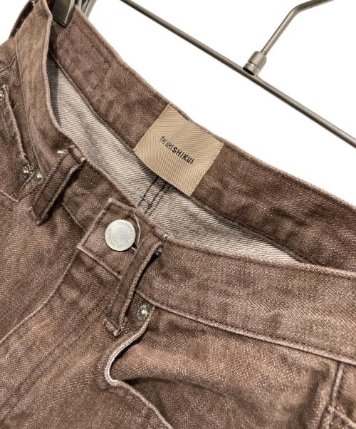 THE SHISHIKUI（シシクイ）THE SHISHIKUI (シシクイ) デニムパンツ ブラウン サイズ:24の古着・服飾アイテム