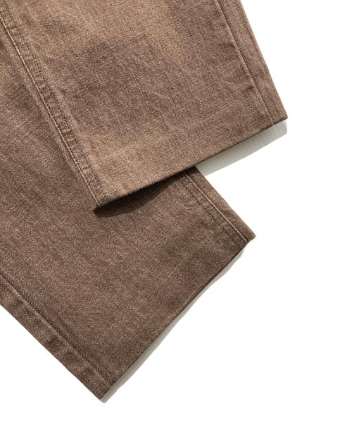 THE SHISHIKUI（シシクイ）THE SHISHIKUI (シシクイ) デニムパンツ ブラウン サイズ:24の古着・服飾アイテム