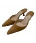 Manolo Blahnik（マノロブラニク）の古着「CAROLYNE MULE/ヒールパンプス」｜ブラウン