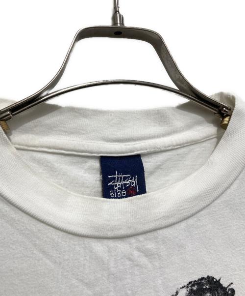 stussy（ステューシー）stussy (ステューシー) マリリンモンロープリントTシャツ ホワイト サイズ:Mの古着・服飾アイテム