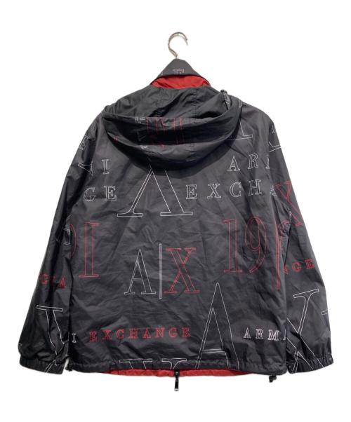 ARMANI EXCHANGE（アルマーニ エクスチェンジ）ARMANI EXCHANGE (アルマーニ エクスチェンジ) リバーシブルナイロンジャケット ブラック サイズ:Lの古着・服飾アイテム