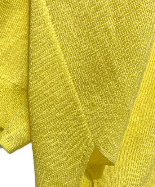 BEARDSLEY（ビアズリー）BEARDSLEY (ビアズリー) さらっとカーディガン イエロー サイズ:freeの古着・服飾アイテム