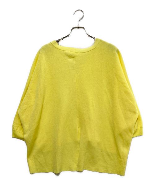 BEARDSLEY（ビアズリー）BEARDSLEY (ビアズリー) さらっとカーディガン イエロー サイズ:freeの古着・服飾アイテム