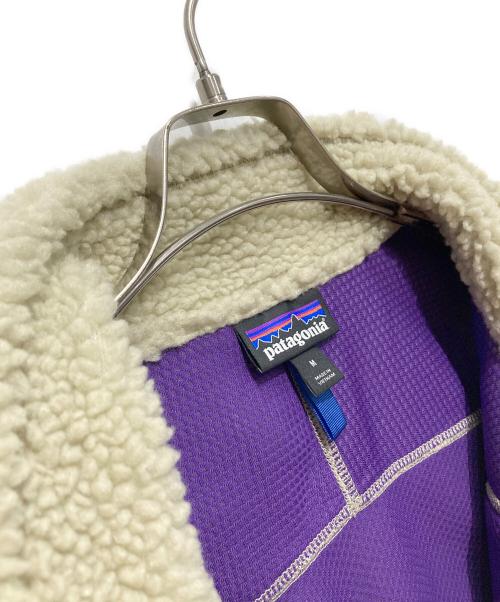 Patagonia（パタゴニア）Patagonia (パタゴニア) M's Classic Retro-X Vest/ベスト ベージュ×パープル サイズ:Mの古着・服飾アイテム