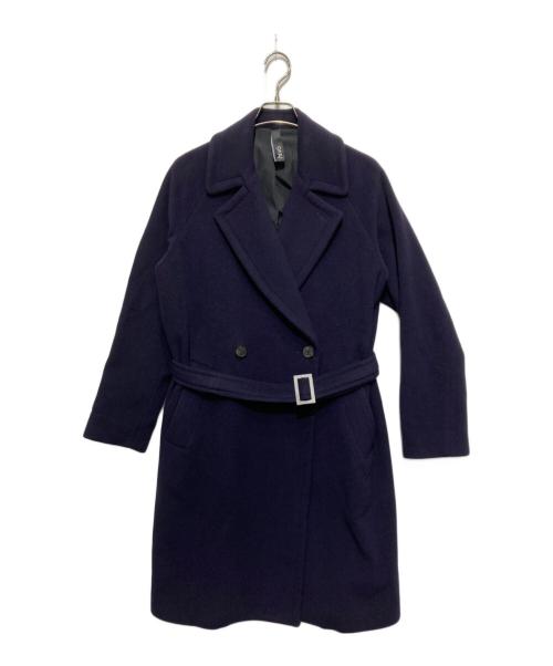 HEVO（イーヴォ）HEVO (イーヴォ) ウールコート ネイビー サイズ:44の古着・服飾アイテム