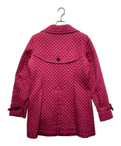 BURBERRY LONDON（バーバリーロンドン）BURBERRY LONDON (バーバリーロンドン) キルティングダウンコート ショッキングピンク サイズ:42の古着・服飾アイテム