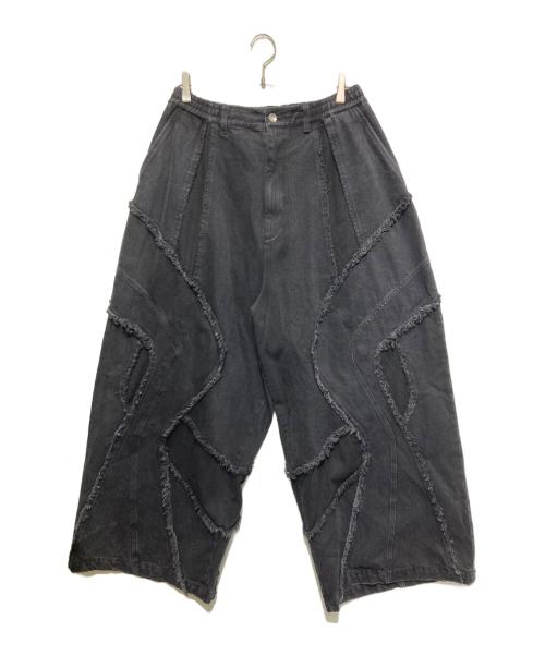 MAISON SPECIAL（メゾンスペシャル）MAISON SPECIAL (メゾンスペシャル) Cut Off Denim Alien Wide Pants ブラック サイズ:1の古着・服飾アイテム