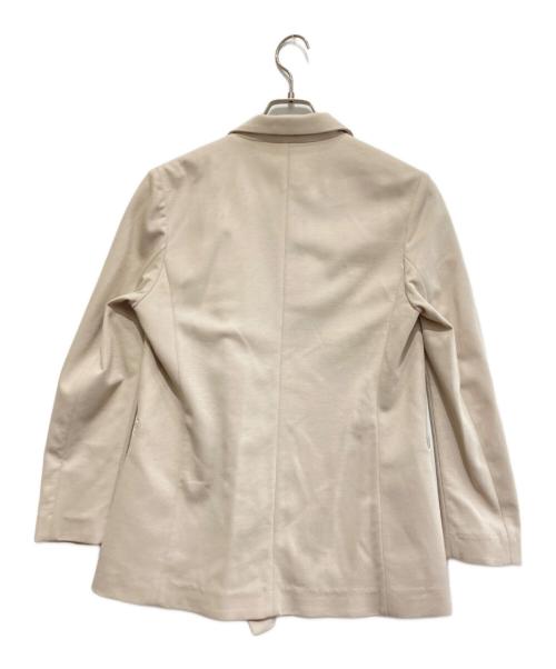 BALLSEY（ボールジィ）BALLSEY (ボールジィ) ジャージーステッチ ダブルブレストジャケット アイボリー サイズ:36 未使用品の古着・服飾アイテム