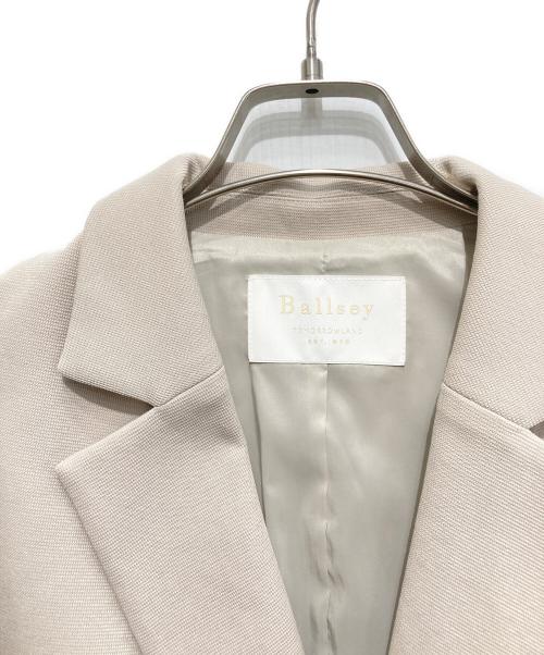 BALLSEY（ボールジィ）BALLSEY (ボールジィ) ジャージーステッチ ダブルブレストジャケット アイボリー サイズ:36 未使用品の古着・服飾アイテム