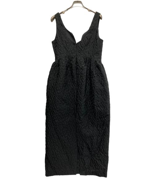 LE CIEL BLEU（ルシェルブルー）LE CIEL BLEU (ルシェルブルー) Jacquard High Waist Dress ブラック サイズ:36の古着・服飾アイテム