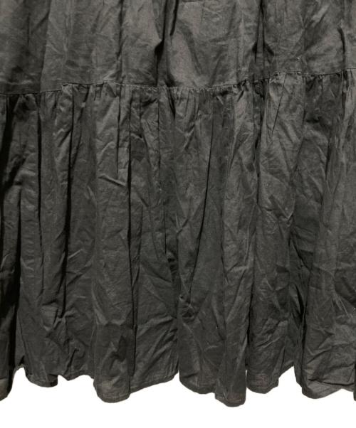 UNITED ARROWS TOKYO（ユナイテッドアローズトウキョウ）UNITED ARROWS TOKYO (ユナイテッドアローズトウキョウ) コットンVネックマキシワンピース ブラック サイズ:38の古着・服飾アイテム