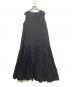 UNITED ARROWS TOKYO (ユナイテッドアローズトウキョウ) コットンVネックマキシワンピース ブラック サイズ:38：5000円