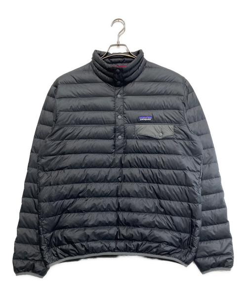 Patagonia（パタゴニア）Patagonia (パタゴニア) M's Down Snap-T P/O（メンズ・シンチラ・スナップＴ・プルオーバー） ブラック サイズ:Mの古着・服飾アイテム