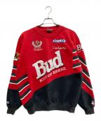 CHASE AUTHENTICチェイスオーセンティック）の古着「レーシングスウェット」｜ブラック