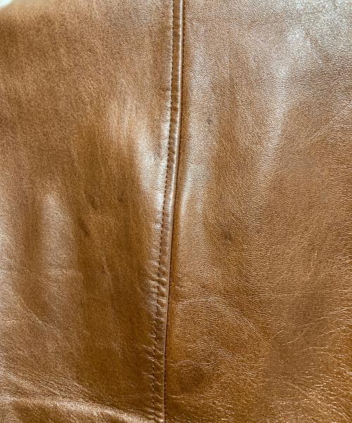 quadro phenia（クアドロフェニア）quadro phenia (クアドロフェニア) ホースレザーコート ブラウン サイズ:Ｍの古着・服飾アイテム