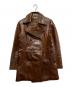 quadro phenia（クアドロフェニア）の古着「ホースレザーコート」｜ブラウン
