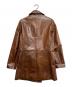 quadro phenia (クアドロフェニア) ホースレザーコート ブラウン サイズ:Ｍ：25000円