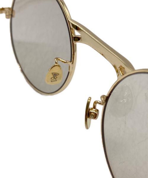 Mr.CASANOVA（ミスターカサノバ）Mr.CASANOVA (ミスターカサノバ) JOEI サングラス ゴールド サイズ:49ロ21-145の古着・服飾アイテム