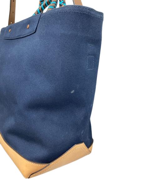 COACH（コーチ）COACH (コーチ) ブリーカーキャンバスビーチ2WAYバッグ ネイビーの古着・服飾アイテム