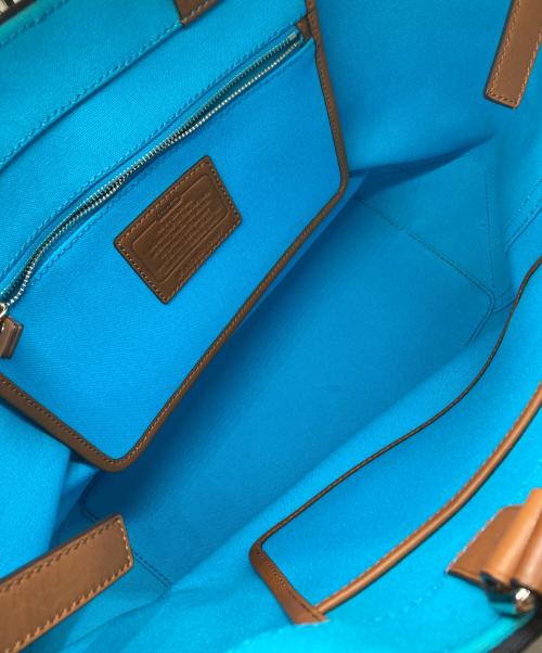 COACH（コーチ）COACH (コーチ) ブリーカーキャンバスビーチ2WAYバッグ ネイビーの古着・服飾アイテム
