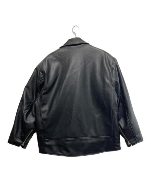 FAT（エフエーティー）FAT (エフエーティー) COUNTER ダブルライダースジャケット ブラック サイズ:XLの古着・服飾アイテム