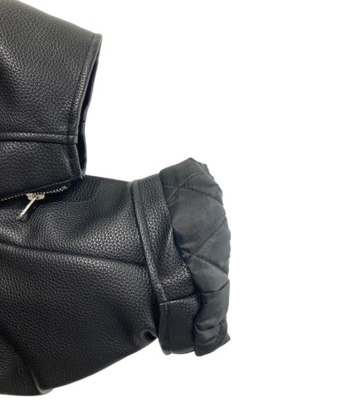 FAT（エフエーティー）FAT (エフエーティー) COUNTER ダブルライダースジャケット ブラック サイズ:XLの古着・服飾アイテム