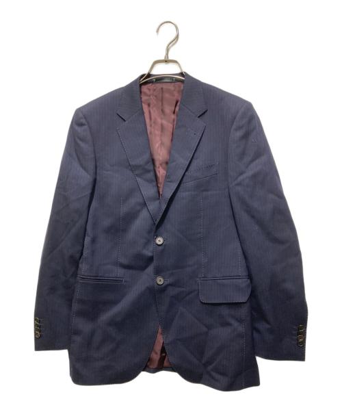 PAUL SMITH（ポールスミス）Paul Smith (ポールスミス) シャドーストライプ2Bセットアップスーツ ネイビー サイズ:44の古着・服飾アイテム