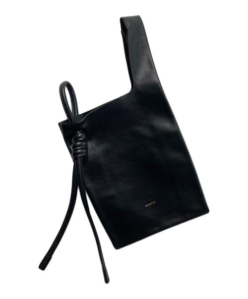 ORSETTO（オルセット）ORSETTO (オルセット) エコレザーバッグ ブラックの古着・服飾アイテム