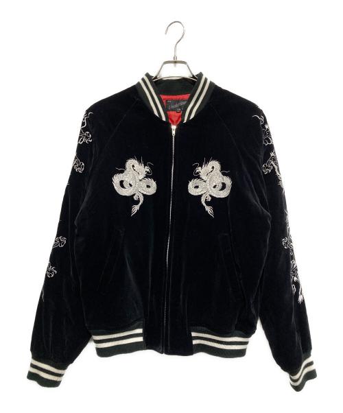 hoshihime（ホシヒメ）hoshihime (ホシヒメ) ベロアスカジャン ブラック サイズ:XLの古着・服飾アイテム