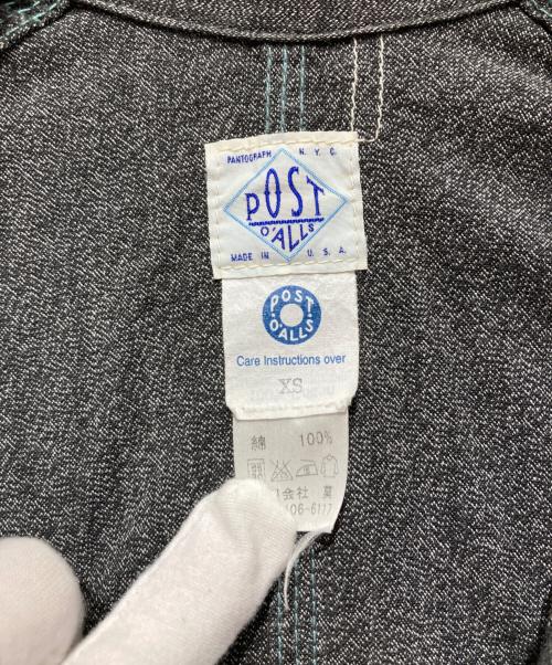 POST O'ALLS（ポストオーバーオールズ）POST O'ALLS (ポストオーバーオールズ) シャンブレーカバーオール グレー サイズ:XSの古着・服飾アイテム