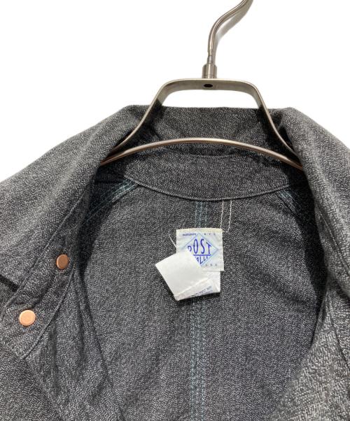 POST O'ALLS（ポストオーバーオールズ）POST O'ALLS (ポストオーバーオールズ) シャンブレーカバーオール グレー サイズ:XSの古着・服飾アイテム