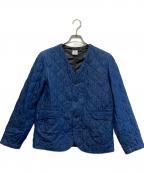 POST O'ALLSポストオーバーオールズ）の古着「キルティングジャケット」｜ブルー