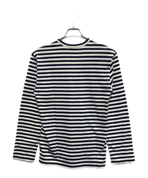 COMME des GARCONS JUNYA WATANABE MAN（コム デ ギャルソン ジュンヤ ワタナベ マン）COMME des GARCONS JUNYA WATANABE MAN (コム デ ギャルソン ジュンヤ ワタナベ マン) ボーダーカットソー ホワイト×ネイビー サイズ:mの古着・服飾アイテム