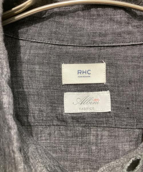 Ron Herman（ロンハーマン）Ron Herman (ロンハーマン) Albiniリネンシャツ ブラック サイズ:Lの古着・服飾アイテム