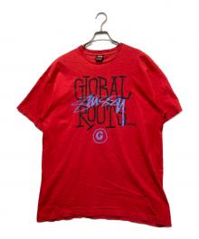 stussy（ステューシー）の古着「プリントTシャツ」｜レッド
