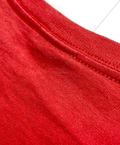 stussy（ステューシー）stussy (ステューシー) プリントTシャツ レッド サイズ:XLの古着・服飾アイテム