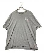 stussyステューシー）の古着「プリントTシャツ」｜グレー