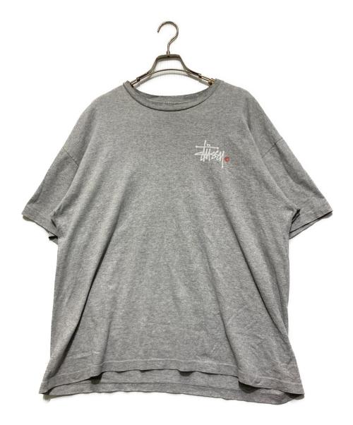 stussy（ステューシー）stussy (ステューシー) プリントTシャツ グレー サイズ:XLの古着・服飾アイテム
